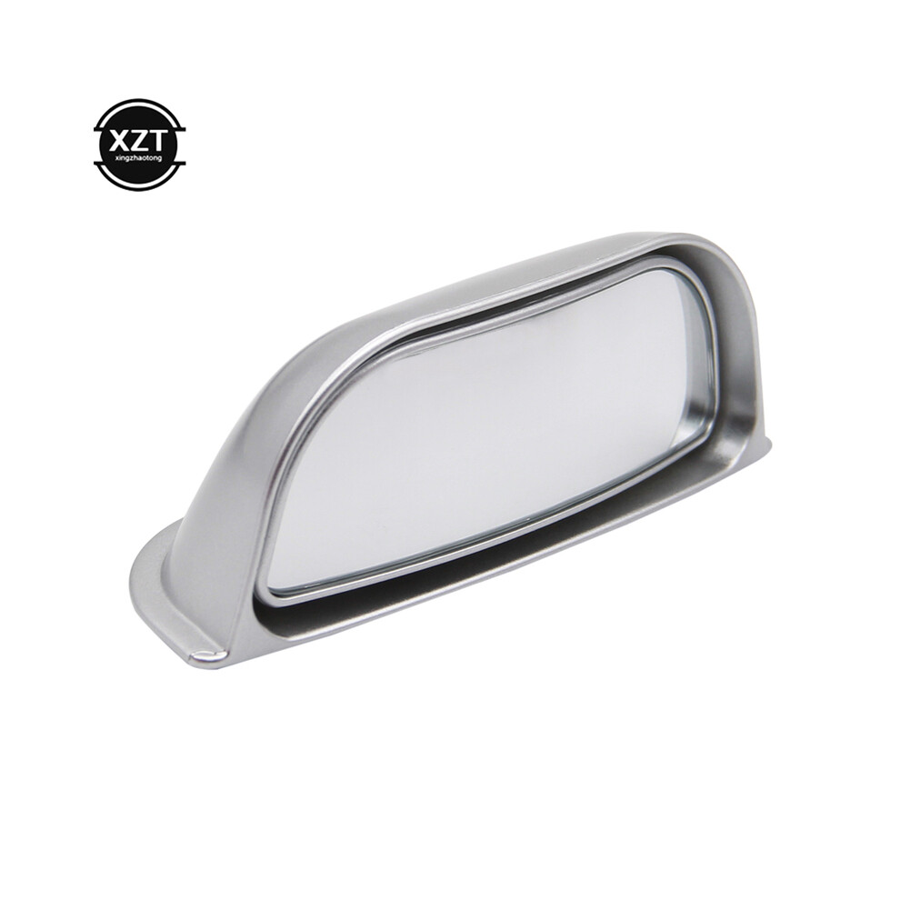(Silver) Universal Car Rear View Mirror Wide-Angle Blind Spot Mirror Rearview Mirrors Silver 9486291532047