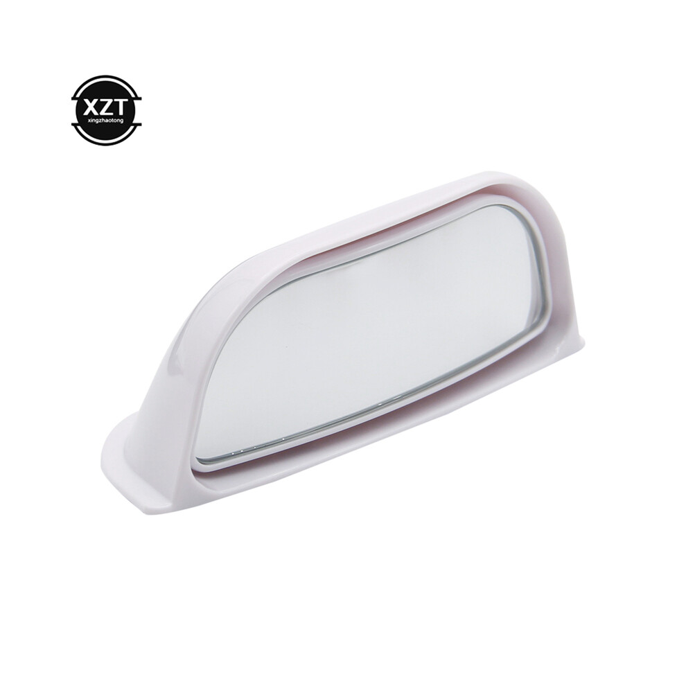 (White) Universal Car Rear View Mirror Wide-Angle Blind Spot Mirror Rearview Mirrors White 9486291532054