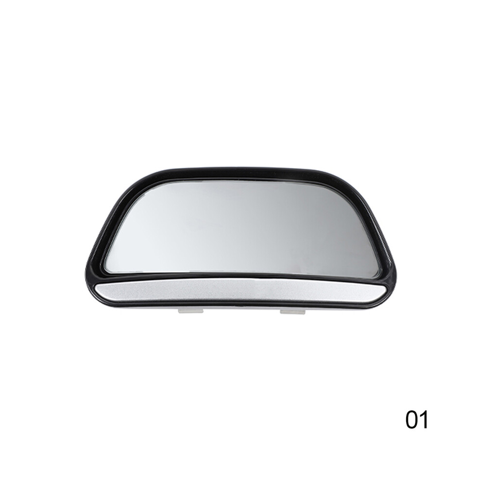(Black) Universal Hd Car Rearview Mirror View Auxiliary Blind Spot Mirror Adjustable Black 9486291532474