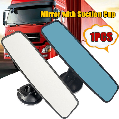 (2) 1PCS Car Interior Rear View Mirror Car Interior Rearview Mirror with Suction 1