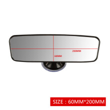 (1) 1PCS Car Interior Rear View Mirror Car Interior Rearview Mirror with Suction