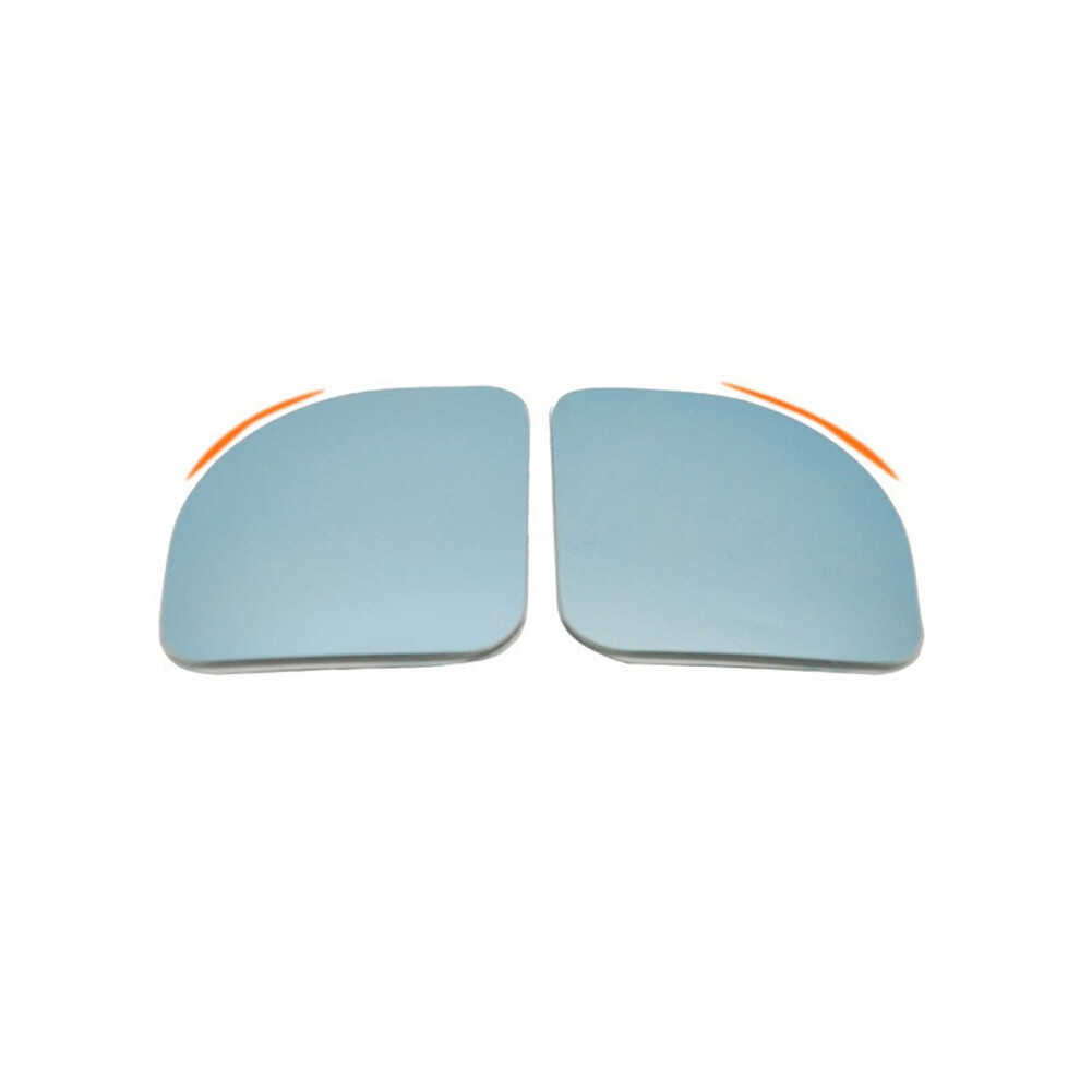(2Pcs Sector Mirrors) 2Pcs Car Blind Spot Mirrors Frameless 360 Degree Rotating Auxiliary Rearview 9486291533488