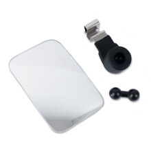 (1pc A set) Car Auxiliary Blind Spot Mirror Interior Convex Rearview Mirror 360 Degree