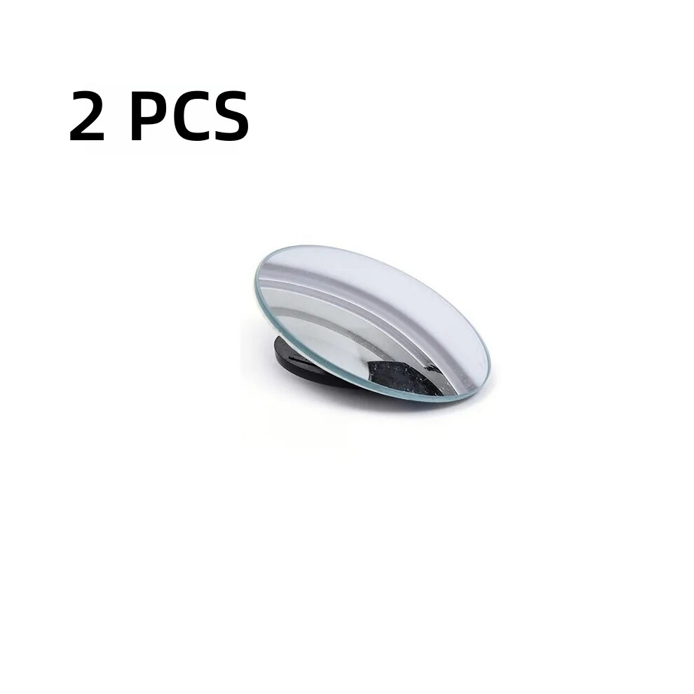 (2 Mirror) 2Pcs Car Blind Spot Mirror Frameless Auxiliary Rearview Mirror Auto Motorcycle 9486291532559