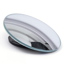 (1pc) Frameless Car Blind Spot Mirror Wide Angle 360 Degree Adjustable Universal