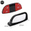 (Silver) Universal Car Rear View Mirror Wide-angle Blind Spot Mirror B Pillar Rear 4