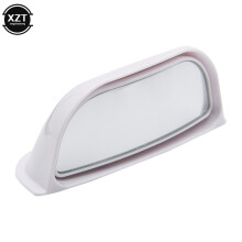 (WHITE) Universal Car Rear View Mirror Wide-angle Blind Spot Mirror B Pillar Rear