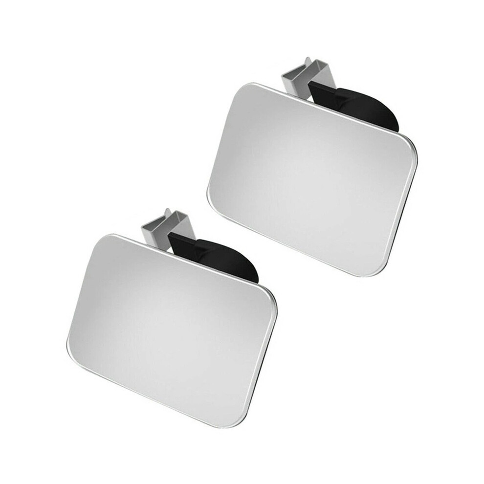 (2Pcs Interior) Car Auxiliary Blind Spot Mirror Interior 360 Degree Adjustable Hd Rimless 9486291534362