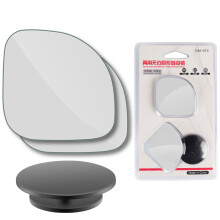(2pcs Sector) Car Auxiliary Blind Spot Mirror Interior 360 Degree Adjustable HD Rimless