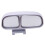 (White Right) Universal Mirror Adjustable Wide Angle Car Rear View Blind Spot Auxiliary 1