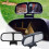 (White Right) Universal Mirror Adjustable Wide Angle Car Rear View Blind Spot Auxiliary 4