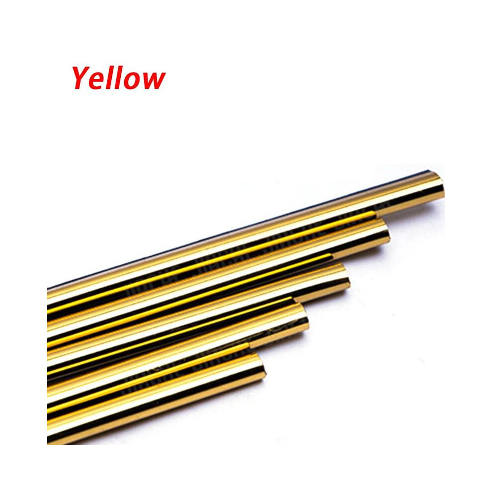 (10 Pcs ) 10Pcs/Set 20Cm Universal Car Air Conditioner Vent Outlet Trim Strips U Yellow 9486291516603
