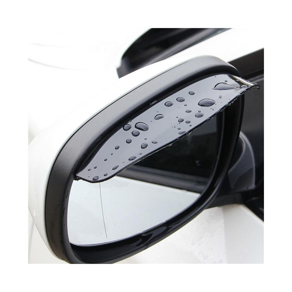 ( Pair 1Pc) 1~5Pcs Universal Pvc Car Rear View Mirror Sticker Rain Eyebrow Auto Side Black 9486291535352