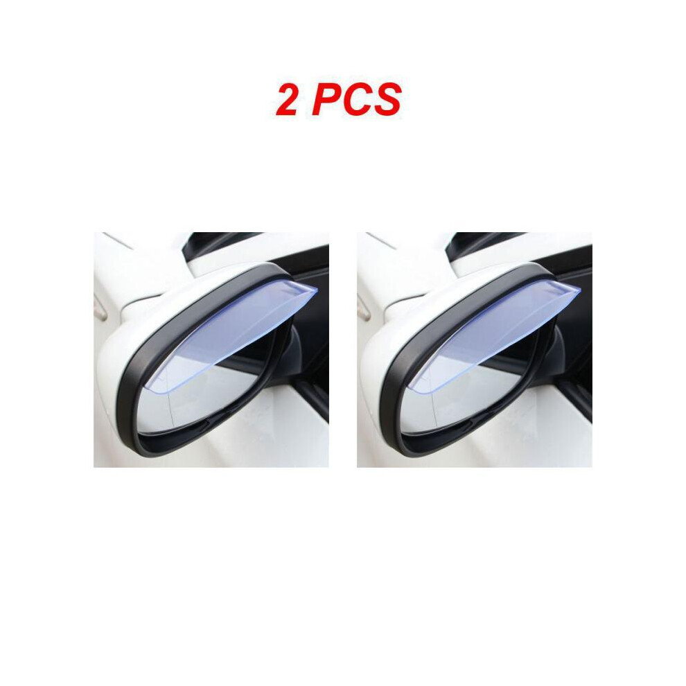 (Style B 2Pcs) 1~5Pcs Universal Pvc Car Rear View Mirror Sticker Rain Eyebrow Auto Side 9486291535390
