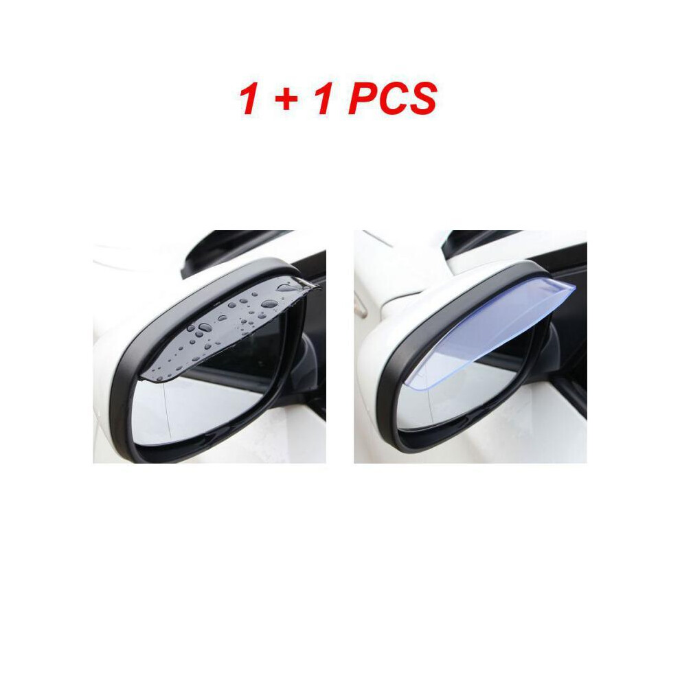 (Mix A 2Pcs) 1~5Pcs Universal Pvc Car Rear View Mirror Sticker Rain Eyebrow Auto Side 9486291535437