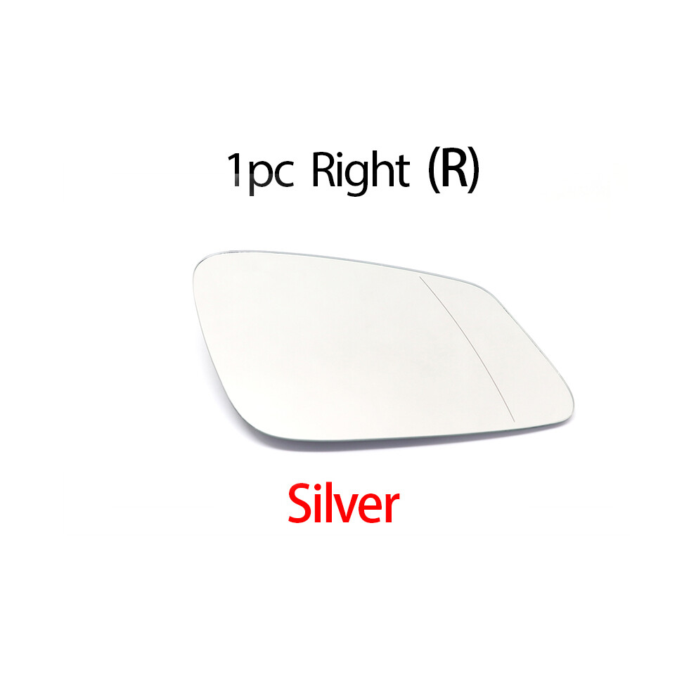 (1Pc Right ) Heating Side Mirror Glass Lens Door Wing Rear View Mirror Glass For Bmw Silver 9486291536328