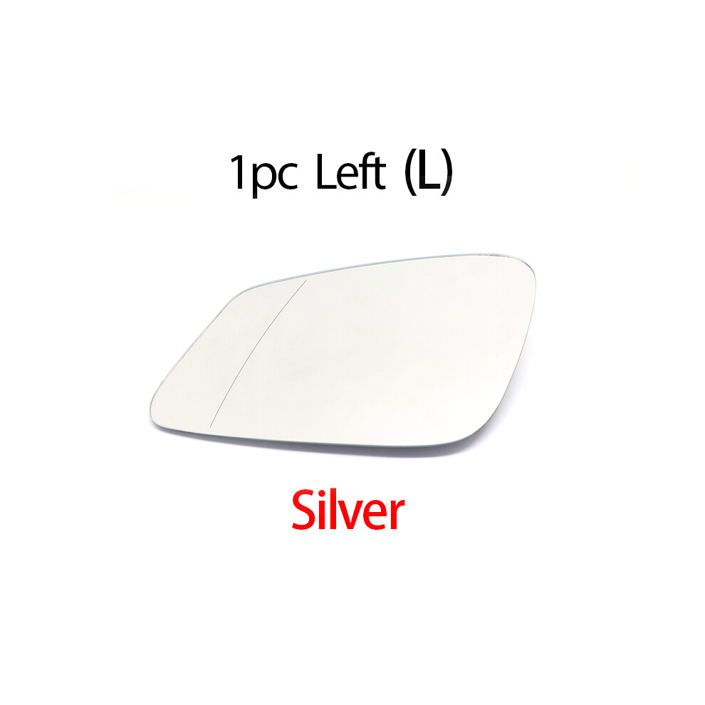 (1Pc Left ) Heating Side Mirror Glass Lens Door Wing Rear View Mirror Glass For Bmw Silver 9486291536304