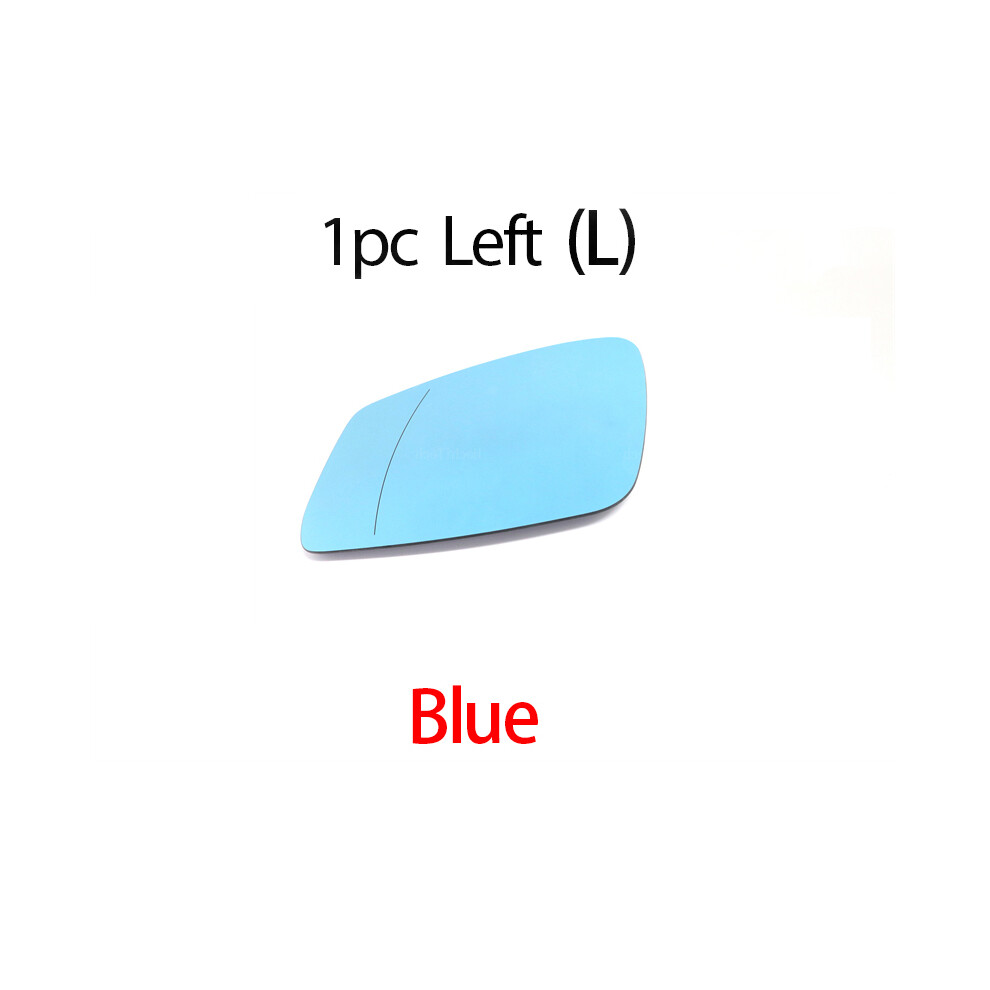 (1Pc Left ) Heating Side Mirror Glass Lens Door Wing Rear View Mirror Glass For Bmw Blue 9486291536298