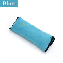 (Blue) Children Baby Safety Seat Belt Pillow Car Belt Plush Cushion Vehicle Shoulder