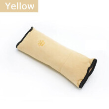 (Yellow) Children Baby Safety Seat Belt Pillow Car Belt Plush Cushion Vehicle Shoulder