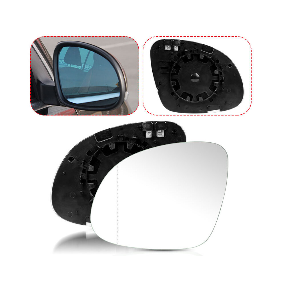 (Left And Right) Left Right Side Rearview Heated Wing Mirror Glass For Vw Tiguan 2009 2010 9486291538360