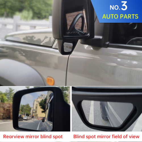 (Both sides) Blind Spot Mirror Car Rearview Mirror View Auxiliary Wide Angle Side Rear 2