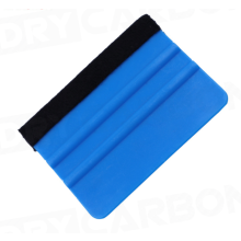 (Blue and black) Vinyl Wrap Film Card Squeegee Foil Wrapping Suede Felt Scraper Auto Car