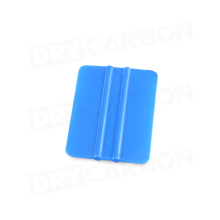 (Blue) Vinyl Wrap Film Card Squeegee Foil Wrapping Suede Felt Scraper Auto Car