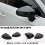 (Carbon pattern) Replacement Side Mirror Cap Covers for Audi A3 S3 8V RS3 Glossy Pearl 2