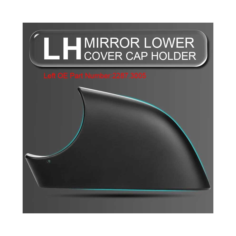 (1Pc Left 2287.3005) Car Side Door Wing Rearview Mirrors Mirror Lower Holder Door Wing Shell 9486291543180