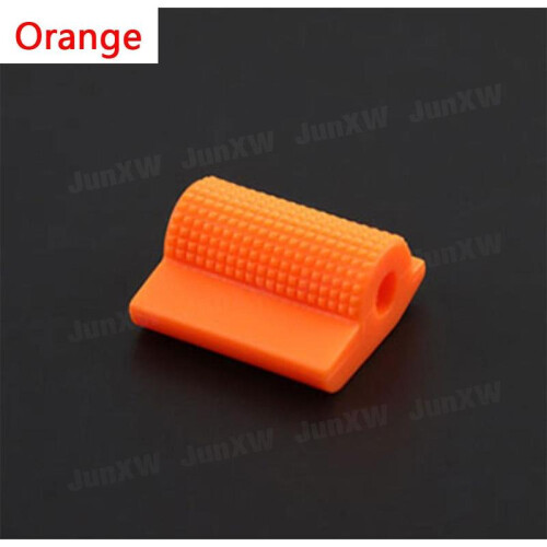 (Orange) Motorcycle Shift Gear Lever Pedal Universal Rubber Cover Shoe Protector