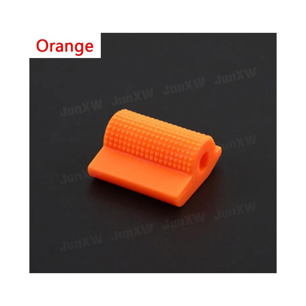(Orange) Motorcycle Shift Gear Lever Pedal Universal Rubber Cover Shoe Protector Orange 9486291517556
