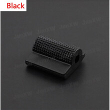 (Black) Motorcycle Shift Gear Lever Pedal Universal Rubber Cover Shoe Protector