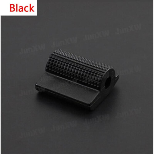 (Black) Motorcycle Shift Gear Lever Pedal Universal Rubber Cover Shoe Protector