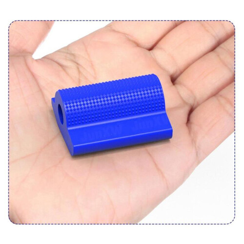 (Black) Motorcycle Shift Gear Lever Pedal Universal Rubber Cover Shoe Protector 2