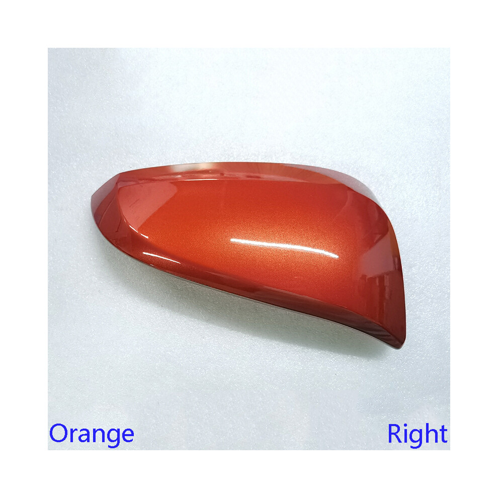 ( Right) Car Accessories Rearview Mirror Cover For Toyota Rav4 2013~2019 Reverse Orange 9486291542633