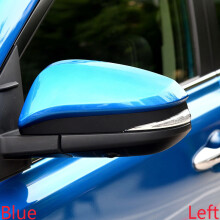 (Blue Left) Car Accessories Rearview Mirror Cover For Toyota Rav4 2013~2019 Reverse
