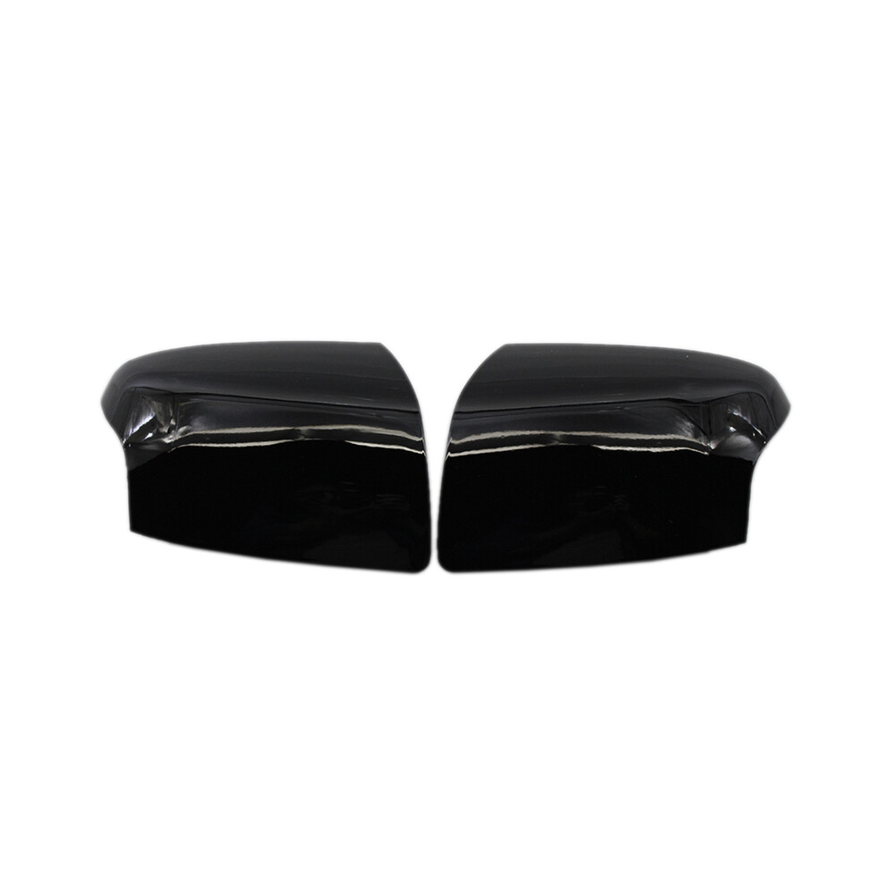 (Glossy ) 2Pcs Car Wing Door Mirror Cover Housing Case For Ford Focus Mk2 2005 2006 Black 9486291545047
