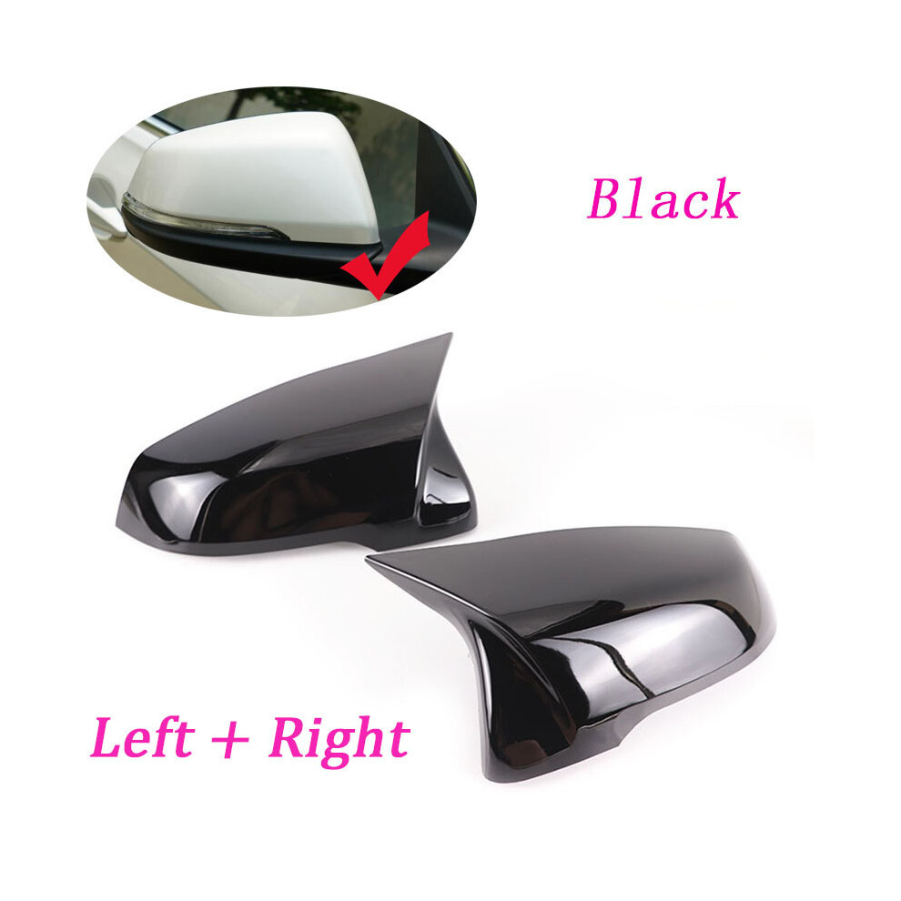 (-2Pcs) Excellent Rearview Replacement Carbon Fiber Pattern For Bmw X1 F48 X2 Black 9486291545764
