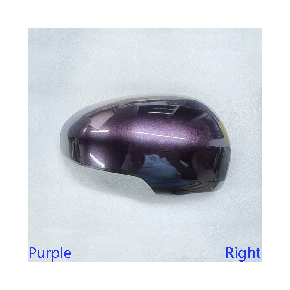 (Purple Right) Car Accessories Rearview Mirror Cover For Toyota IQ 2009~2015 Reverse