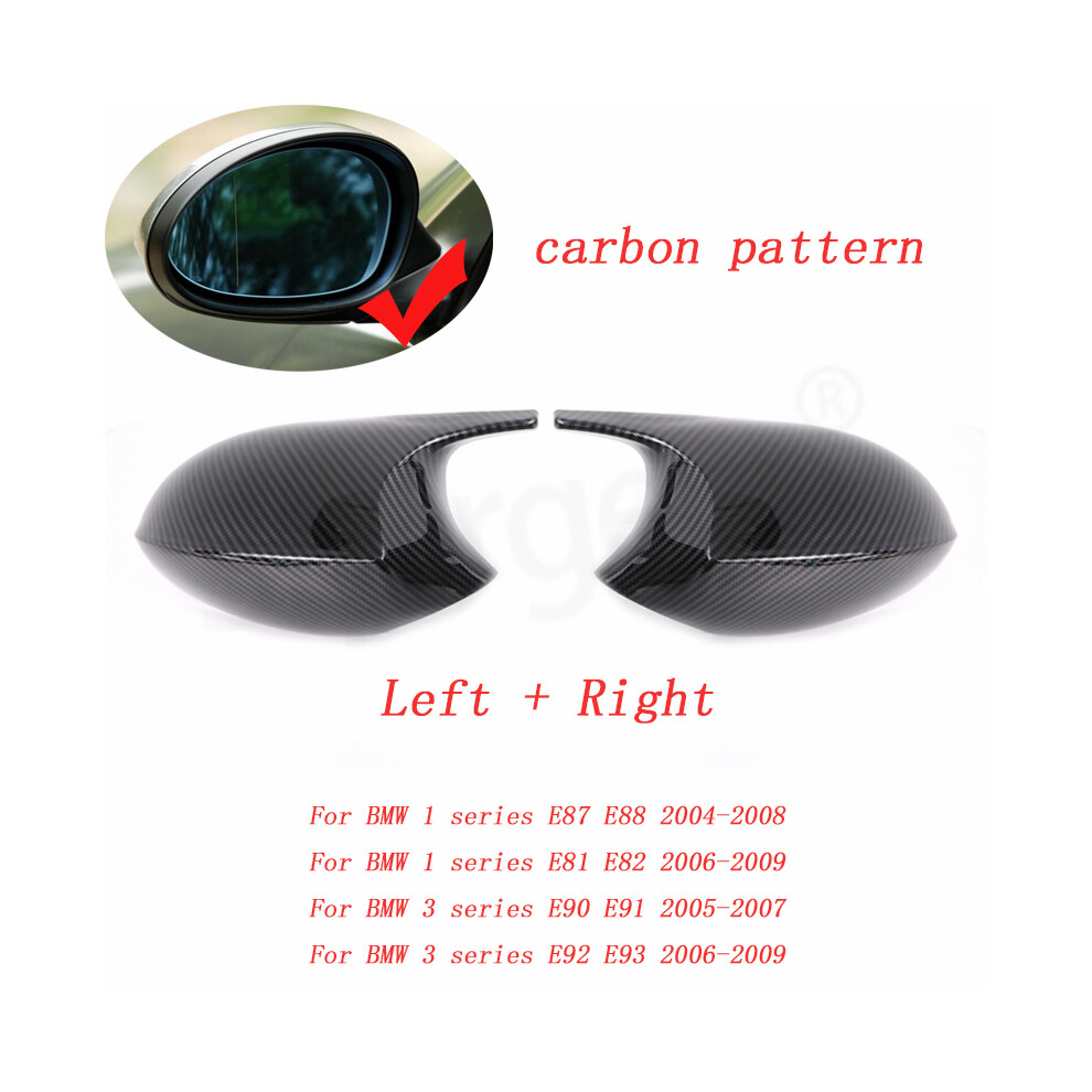 (Old 2) Side Rearview Mirror Cap Wing Mirror Cover Fit For Bmw E90 E91 2005-2011 9486291547041