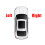 (1pc right) For Benz A-Class/B-Class/C-Class W204/E-Class W212/S-Class W221/GLA GLK 3
