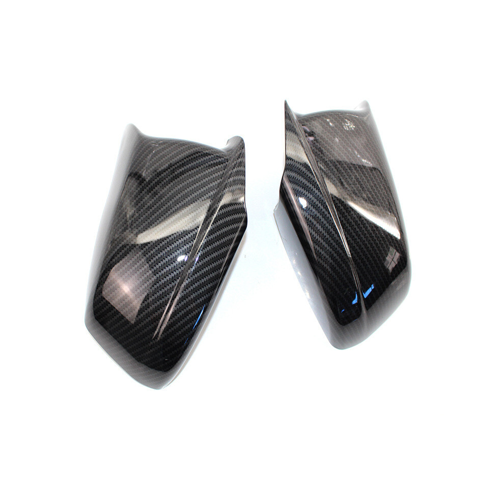 (Carbon Fiber Look) Mirror Covers Fit For Bmw 5 Series F10/F11/F18 Pre-Lci 11-13 Mirror Black 9486291549663