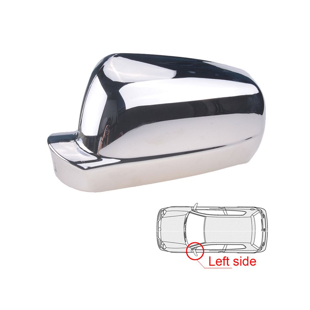 (Chrome Left) Rhyming Rearview Mirror Cap Wing Side Mirror Cover Housing Fit For Golf 9486291551208