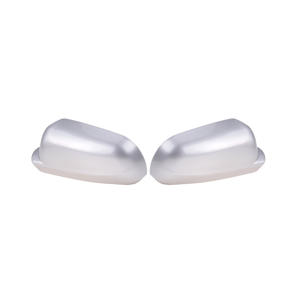 (Sliver Pair) Rhyming Rearview Mirror Cap Wing Side Mirror Cover Housing Fit For Golf 9486291551239