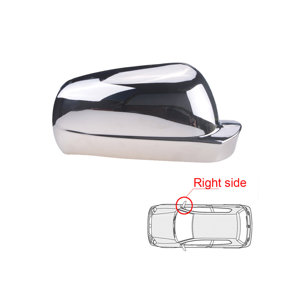 (Chrome Right) Rhyming Rearview Mirror Cap Wing Side Mirror Cover Housing Fit For Golf 9486291551215
