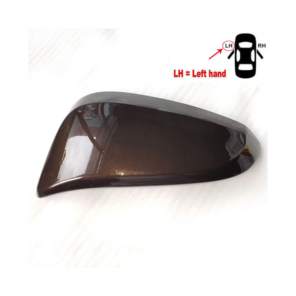 (L ) Accessories For Car Toyota Rav4 2015-2018 Rearview Mirror Cover Housing Brown 9486291556517