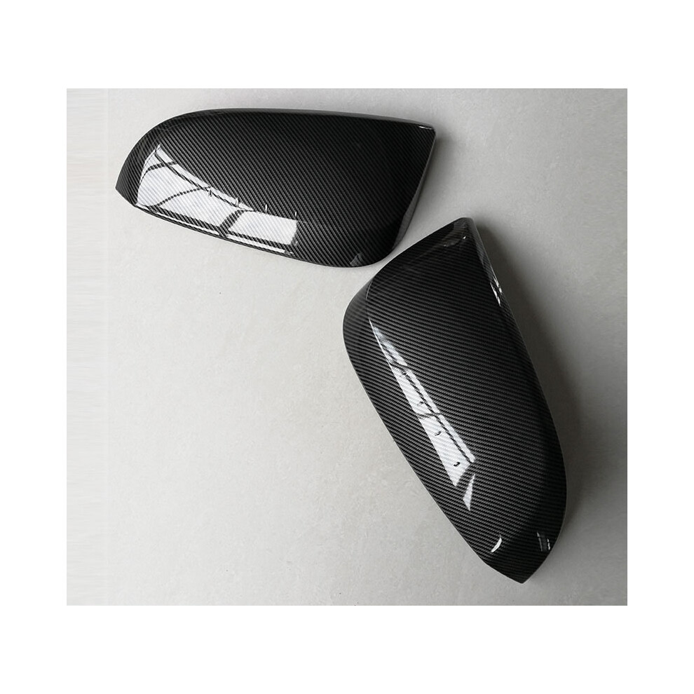 (Watermark Carbon) Accessories For Car Toyota Rav4 2015-2018 Rearview Mirror Cover Housing 9486291556654