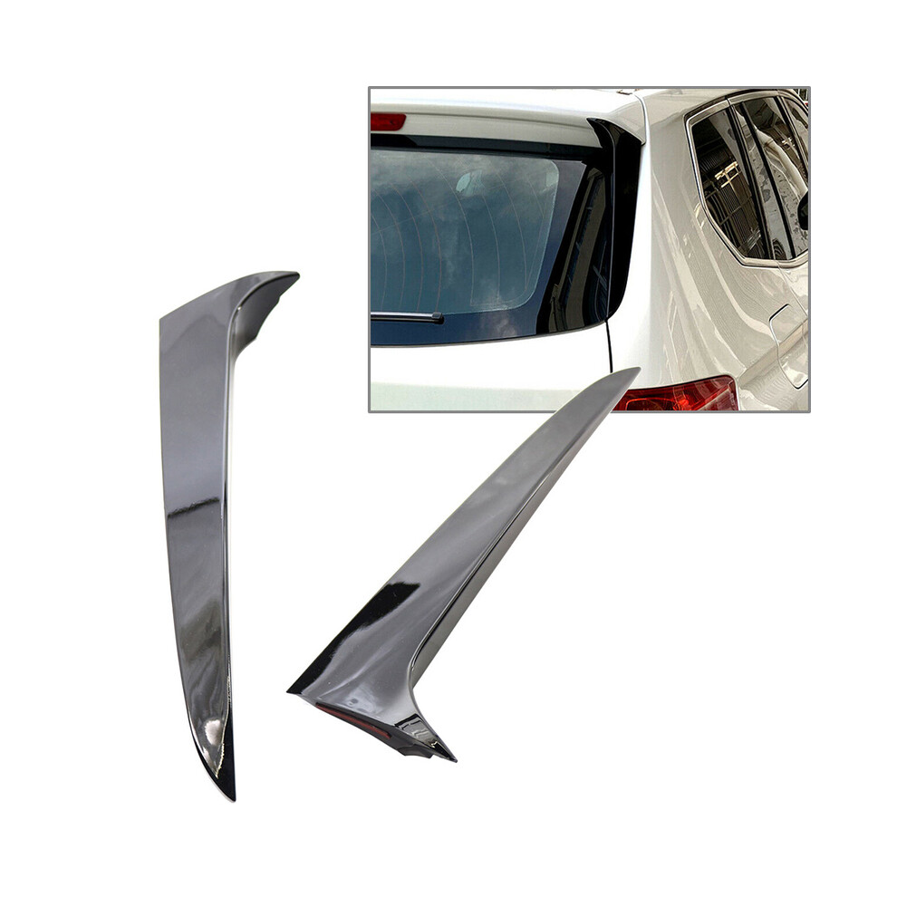 Glossy Car Rear Window Spoiler Side Wing Trim For Bmw X3 F25 2011 Black 9486291521706