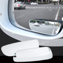 2pcs 360 Degree Adjustable Glass Frameless Car Rearview Rear View Mirror